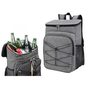 Sac &Agrave; Dos Isotherme Pour Pique-Niques Et Camping - Sac Isotherme Gris R&eacute;sistant &Agrave; L'eau - Neuf