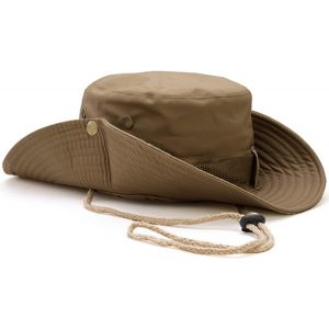 Chapeau De Protection Solaire,Chapeau De Soleil À Large Bord Extérieur Pliable Respirant Chapeau De Boonie Peche Safari Pour Pêche Chasse Camping Randonnée Voyage.[Z217] - Neuf