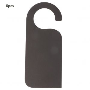 Lot de 6 mini tableaux noirs double face en bois a suspendre pour notes et messages - Neuf