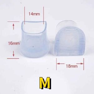 Bouchons De Protection De Talons En Silicone,1 Paire,Couvre-Chaussures De Danse Stiletto Latine Antidérapantes À Talons Hauts,Accessoires Pour Chaussures De Mariée Et De Mariage -Blanc-M-A - Neuf