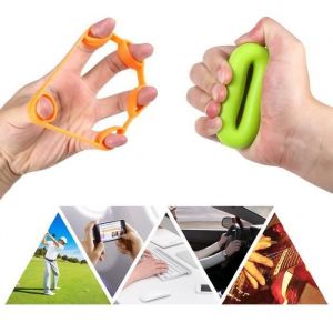 Musculation Doigts - Durcisseur Sous La Main Grip Entra&icirc;nement Set &iquest; 6 Pack( 3 Anneaux De Serrage Pour Les Mains Et De 3 D'&eacute;tirement - Neuf