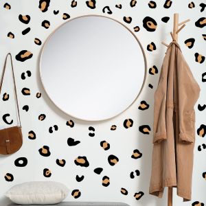 ERYI-202 Pcs Léopard Dot Peintures Murales Pour Chambre Salon Armoire Stickers Muraux Taches Jaunes Stickers Muraux Fenêtre Diy Décoration De La Maison - Neuf