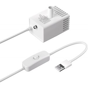 Kalanka-Tomxcute Pompe De Rechange Pour Fontaine &Agrave; Eau Pour Chat, Pompe Ultra Silencieuse Pour Fontaine &Agrave; Eau Pour Chat (Commande Par Interrupteur) - Neuf