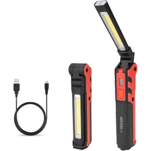 Kubrik Lampe Torche Rechargeable Rouge - Neuf