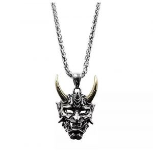 Été Japonais Street Punk Pendentif Collier En Gros Masque Fantôme Mâle Halloween Jour Horreur Bijoux - Neuf