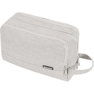 MAA-Trousse de Toilette Sac à Dos pour Homme Trousse de Toilette pour Femme et Homme de qualité Premium (A-Denim Pure Beige) - Neuf