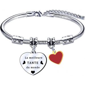 Kalsw-Bracelet Tata Cadeau Tata Tante-Ma Maman N'oublie Jamais Que Je T'aime Pour Toujours-Cadeaux De No&euml;l Cadeaux Pour F&ecirc;te Des M&egrave;res Pour Tata (3) - Neuf