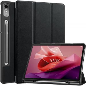 pour Lenovo Tab P12 Coque avec Porte-Stylo,Ultra Mince Intelligent Housse Coque &Eacute;tui pour Lenovo Tab P12 12.7 Pouces,Noir - Neuf
