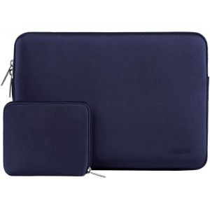 Housse Ordinateur Portable Compatible Avec Hp Lenovo Dell Asus Acer 14 Pouces,Hp Stream 14,Dell Latitude 14,Lenovo Ideapad 14,Asus Zenbook 14,Sac Néoprène Avec Petite Pochette,Bleu Marin - Neuf
