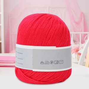 Fil de coton epais pour bebe, tissage manuel populaire (rouge) - Neuf