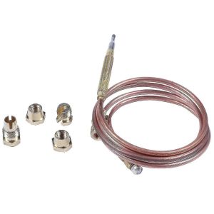 Kit de thermocouple universel M6x0.75 - Cuisinière à gaz de 900 mm avec écrous renversés (cinq) - Thermocouple de remplacement - Neuf