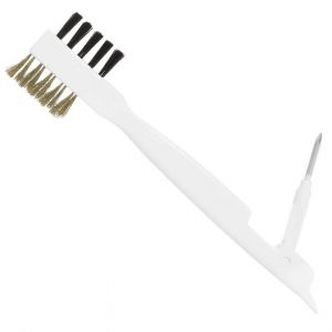 Brosse Metallique De Nettoyage Pour Les Recoins Des Cuisinieres A Gaz, Brosse De Cuisine Pour Les Rainures De Fenetres Et Les Joints De Carrelage, Detachage - Neuf