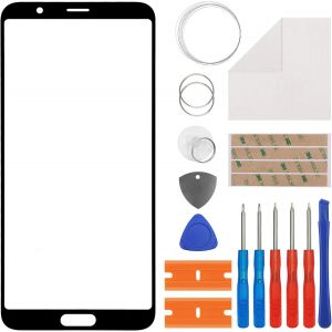 KAL-Vitre De R&eacute;paration D'&Eacute;cran En Verre Compatible Avec Honor View 10 Bkl-Al20 Bkl-L04 5,99"" + Outils (Pas D'&Eacute;cran Et Num&eacute;riseur Tactile) - Neuf