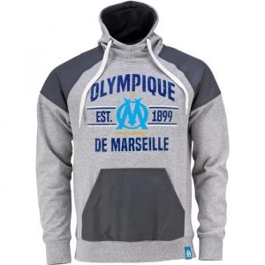 4 - Sweat Capuche - Olympique De Marseille - Om - Gris - Manches Longues - Mixte - Neuf