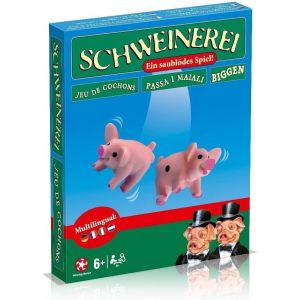 Eryi-Win06416 Cochon De Dés, Couleur Blanche, 3,5 X 12,5 X 16 Cm - Neuf