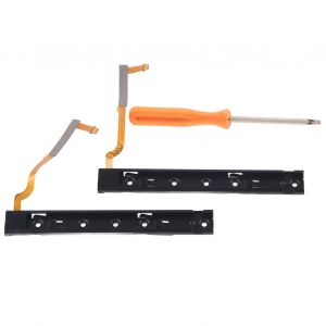 Rail Coulissant Lateral Gauche Et Droit Qm2107099, Support Metallique Avec Cable Flexible De Capteur, Rail Lateral Pour Interrupteur - Neuf