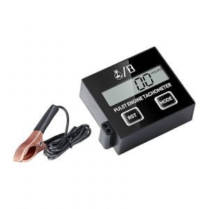 Numérique Tronçonneuse RPM Tachymètre Compteur d'Affichage LCD Pour les Petits Moteurs, Tach de Jauge Pour les VTT, Bateau, Tondeuse, Double Bouton - Neuf