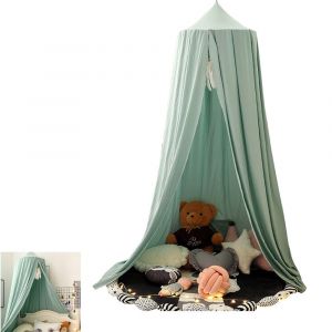 Ciel De Lit D&ocirc;me Pour Chambre D'enfant - Tente De Jeu En Polyester Doux Pour Lire Et Dormir - Neuf