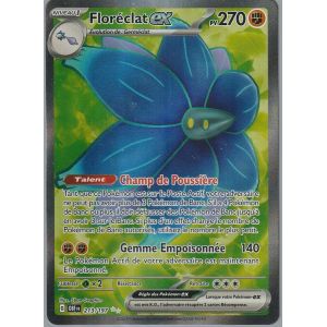 Carte Pokémon - Floréclat Ex - 213/197 - Secrète-Rare - Ev3 Flammes Obsidiennes - Neuf