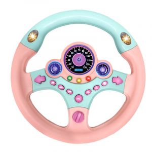 Volant de simulation électrique avec lumière et son Educ - Neuf