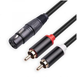 Câble répartiteur en Y XLR femelle à double mâle 3 broches,3 mètres - Neuf