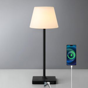 Lampe De Table Led Sans Fil Avec Batterie - 4000 Mah - Intensité Variable - Avec Commande Tactile - Lampe De Table D'extérieur Étanche Pour L'intérieur Et L'extérieur - Veilleuse De Camping - Neuf