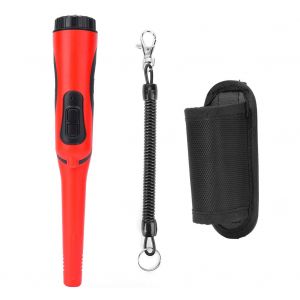 Detecteur de metaux portable RZX-520, etanche, haute sensibilite, barre de positionnement, orange/rouge - Neuf
