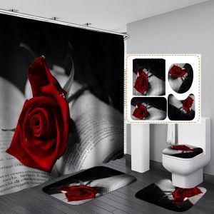 Saint-Valentin - Rideau de douche (Style 12) - Neuf