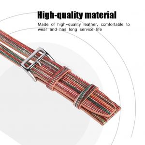 Couleur Double Cercle Bracelet De Montre En Cuir Pour Montre Serise1/2/3 42mm (B1) - Neuf