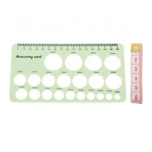 Regle De Mesure Des Mamelons Pour Meres, Outil De Mesure Flexible En Silicone Avec Ruban Souple De 1,5 M, Vert Clair - Neuf