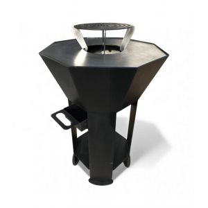 Pack Bras&eacute;ro ext&eacute;rieur AKNOR avec plaque de cuisson plancha et r&eacute;hausse plaque de cuisson grillade - Jardin d'Acier PACK-AK-3 - Neuf