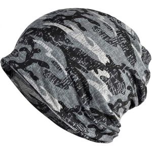 Chapeau Et Écharpe Camouflage En Coton Extensible Pour Homme Et Femme - Neuf