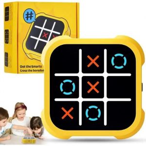 Tic Tac Toe Bolt Game, Jeu De Tic Tac Toe &Eacute;lectronique, Console de Jeu de Voyage Portable - Neuf