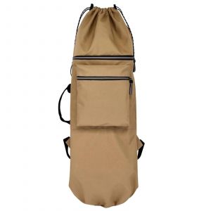 Longboards Housse De Planche À Roulettes Sac De Rangement 84x32cm Résistant À L'usure Sac À Dos Pour Les Longboards En Couleur Camel - Neuf