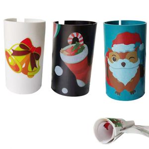 Outil De D&eacute;coupe De Papier Cadeau De No&euml;l En 3 Pi&egrave;ces Avec Lame Int&eacute;gr&eacute;e Et Bord De S&eacute;curit&eacute; - Neuf