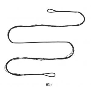 Durable Noir Recurve Bow String Sports De Plein Air Longbow Archery Tackle(53) - Neuf