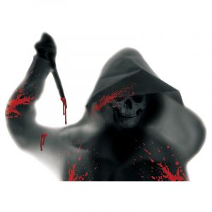 Autocollants muraux d'Halloween 2022, décoration de fond de fête de maison hantée, autocollants de porte en PVC d'Halloween, autocollants de fenêtre en verre auto-adhésifs - Neuf