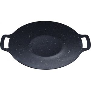 KALANKA-Poêle coréenne BBQ Barbecue, poêle coréenne anti-adhésive BBQ Grill Poêle à gril compatible avec induction, cuisinière à gaz, plaque de cuisson électrique, barbecue intérieur ou extérieur (32 - Neuf