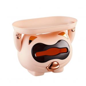 Bo&icirc;te De Rangement De Tissus De Chat Mignon Support De T&eacute;l&eacute;commande Multifonctionnel Pour La Maison La Poudre De Fleur De Cerisier - Neuf