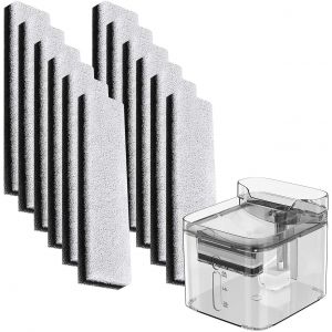 Subzonal-Filtres &Agrave; Eau Pour Animaux Compatibles Avec Wf020 Source De Chat, Filtre &Agrave; Charbon Actif De Rechange Pour Fontaine &Agrave; Eau Pour Chiens Et Chats 12pcs Par - Neuf