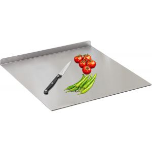 Planche &Agrave; D&eacute;couper En Acier Inoxydable, Panneau De Cuisine, Panneau &Agrave; Rouler Pour La Maison, La P&acirc;tisserie, Le P&eacute;trissage, La D&eacute;coupe De Fruits, La Viande, Le Fromage, Les L&eacute;gumes, Les Fruits, Les - Neuf