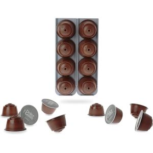 Porte-Capsules Pour Nescafè Dolce Gusto,À Coller Sur N'importe Quelle Surface,Avec Adhésifs 3m,4 Capsules Chacune-Lot De 2 - Neuf