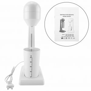 HJLIAN Mousseur a lait electrique, mixeur a cafe, latte, cocktail, prise UE 220-240 V - Neuf