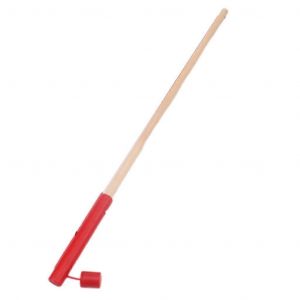 Canne à pêche magnétique en bois pour enfants de 3 ans et plus, rouge-Rouge - Neuf