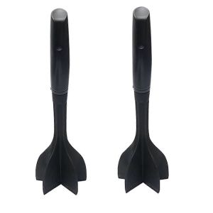 2Pcs hachoir à viande antiadhésif mélange polyvalent Masher outil de cuisine - Neuf