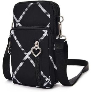 KALANKA-Petit Sac Téléphone Portable Femme,Sac de téléphone Portable,Bandoulière Portefeuille Poche,Crossbody Pochette Sacoche Running - Neuf