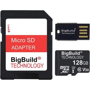 Carte M&eacute;moire Micro Sdxc U3 128 Go Pour Xiaomi Redmi A3/A3X/A3 Pro, A4, Note 12R, Note 13/13 Pro Mobiles - Neuf