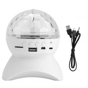 HJLIAN Lampe de scene LED 3 W avec chargement USB, Bluetooth, coloree, pour karaoke, danse, discotheque - Neuf