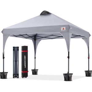 CHECARZHN--NO1-Tonnelle Étanche Pop-Up Pour Festival, Protection Solaire, Série Central Lock - Neuf