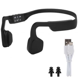 S18 Bluetooth 4.1 Noise Cancelling Bone Conduction Outdoor Sports Earphone Headset (Noir) - Neuf